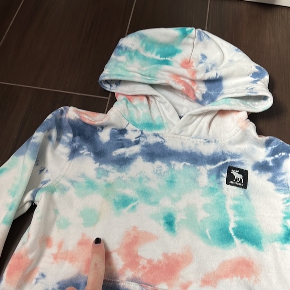 Abercrombie Kids 7/8 Tie-Dye Sweatshirt Hoodie - Picture 2 of 5